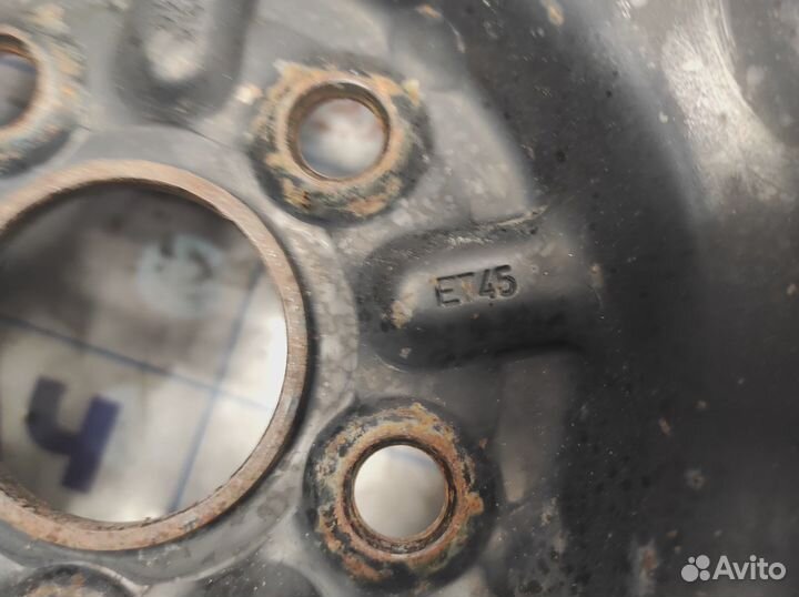 Диск штампованный R16 5*100 1 шт