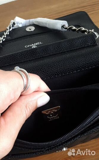 Сумка кошелёк chanel новая натуральная кожа