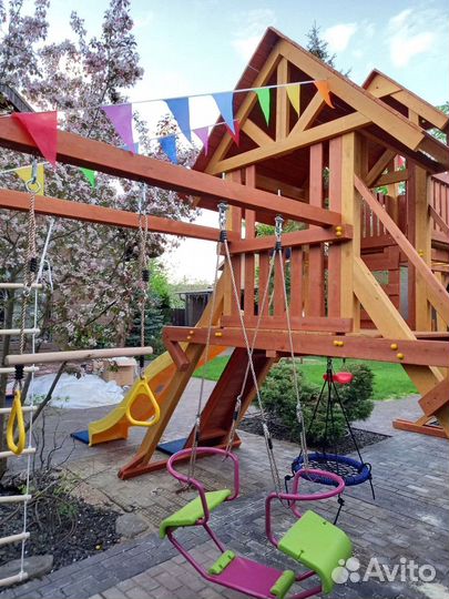 Детская площадка для дачи Савушка Люкс 10