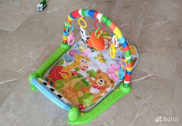 Детский музыкальный коврик с пианино