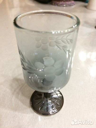 Рюмки+тарелка