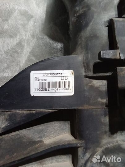 Радиатор охлажления шевроле круз 1.8
