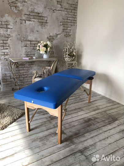 Массажный стол на буковых ножках