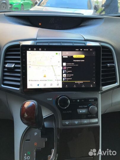 Магнитола Toyota Venza с камерой