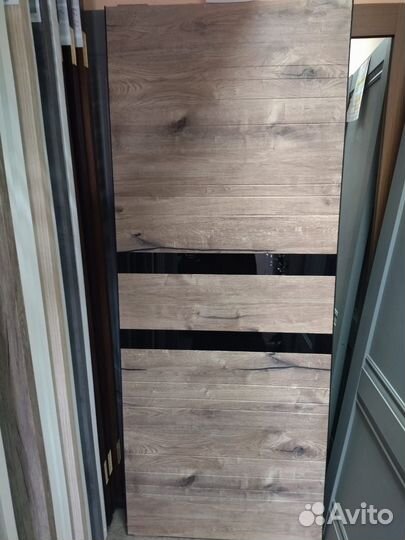 Дверь межкомнатная «Соло-Рдк» Дуб Пацифик, кромка