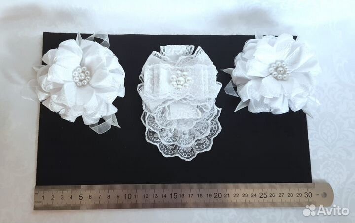 Банты, заколки, броши-галстуки, ободки