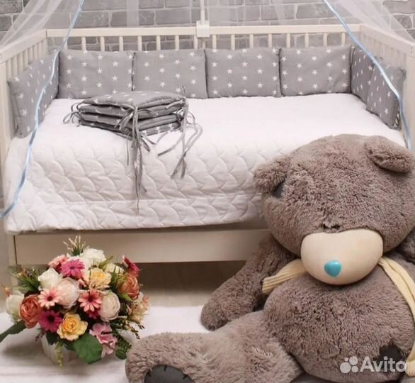 Комплект бортиков в кроватку