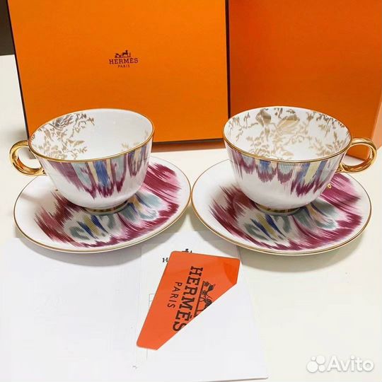Чашка с блюдцем от Hermes