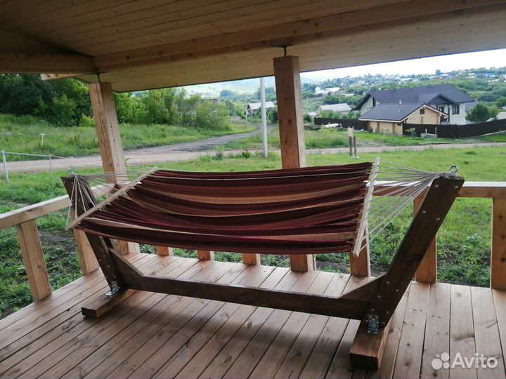 Гамак 2х местный. Макс нагрузка до 200кг. Новый