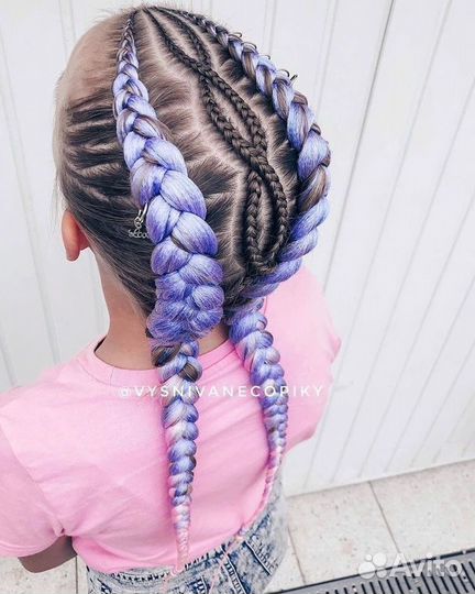 Боксерские косы с канекалоном модель