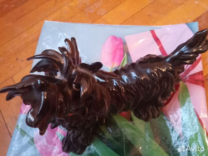 Фарфоровая статуэтка скотч терьер Германия