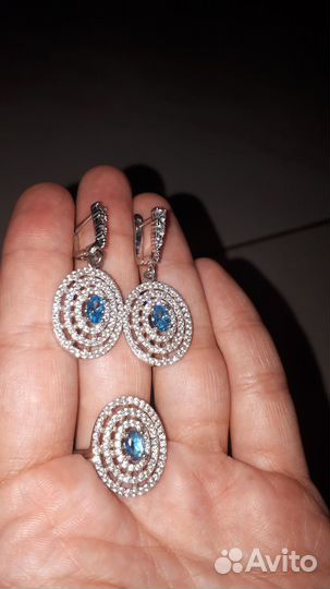 Коллекция серебряных колец с натуральными камнями