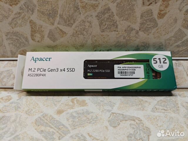 SSD M.2 Apacer AS2280 512gb