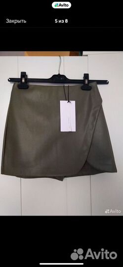 Кожаная юбка love republic