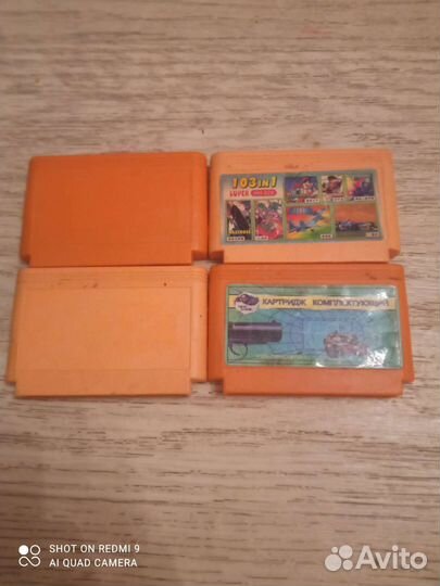 Картриджи для приставок Dendy Sega