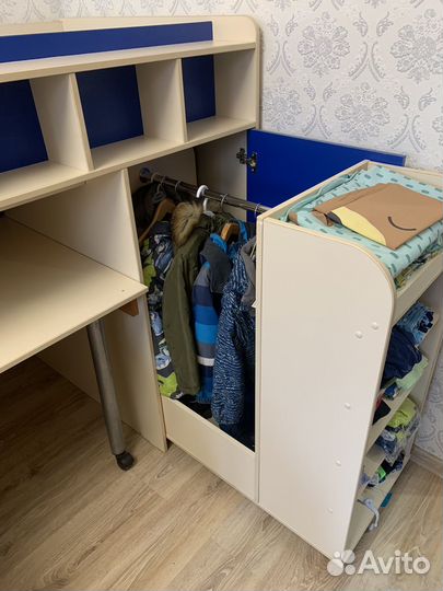 Детская кроватка чердак