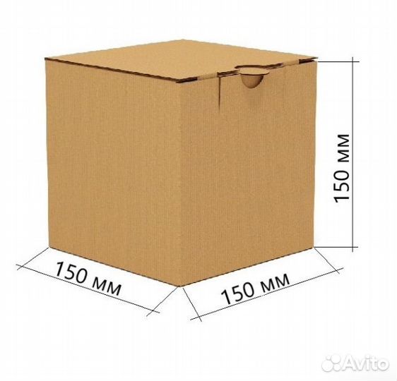 Короб самосборный куб 15 см