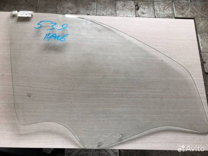 Стекло двери передней правой Renault Logan