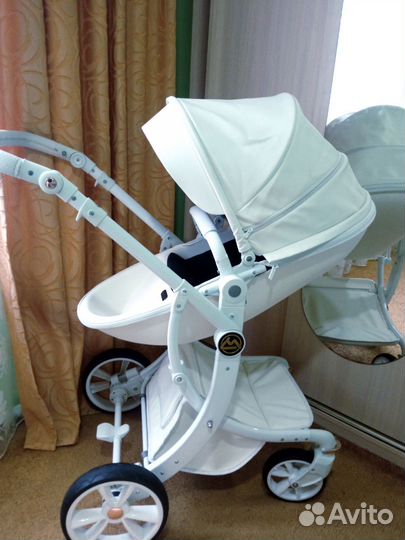 Коляска LUX MOM 2 в 1 эко кожа