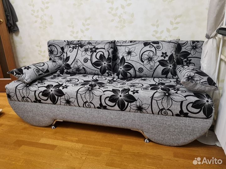Диван кровать Б/У, раскладной,еврокнижка