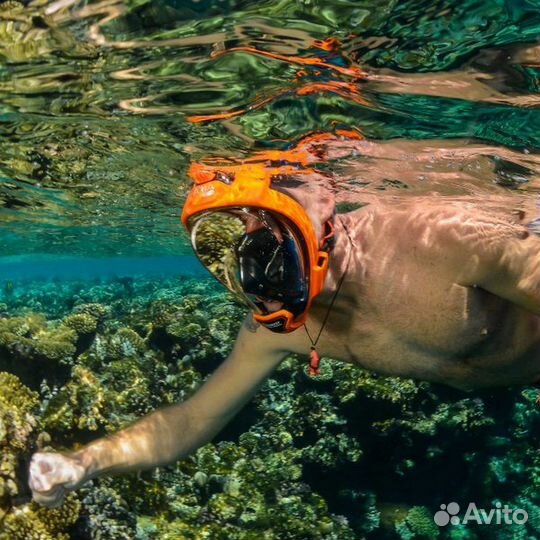 Маска полнолицевая для подводного плавания OceanRe