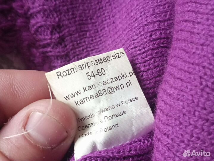 Комплект шапка, шарф