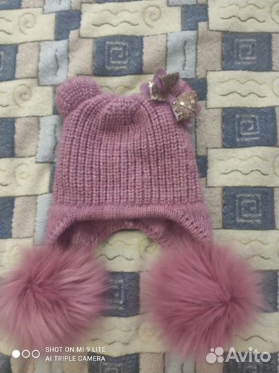 Шапка зимняя для девочки