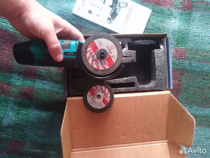 Аккумуляторная болгарка бу