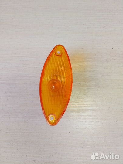 Рассеиватель фонаря прицепа гф2 оранжевый (стекло