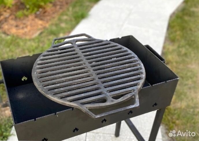 Чугунная решетка гриль новая