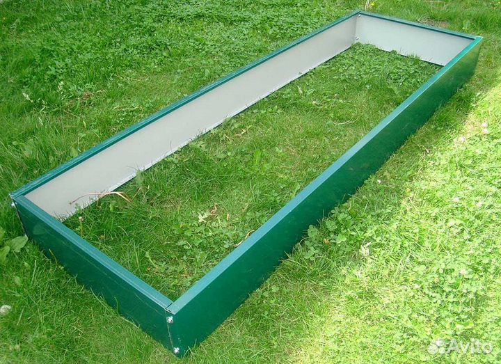 Грядки оцинкованные металлические цветные