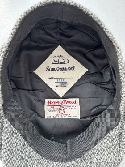 Твидовая кепка SamGreywool