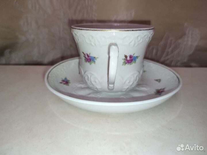 Чайная пара Дулево 1960 год выпуска