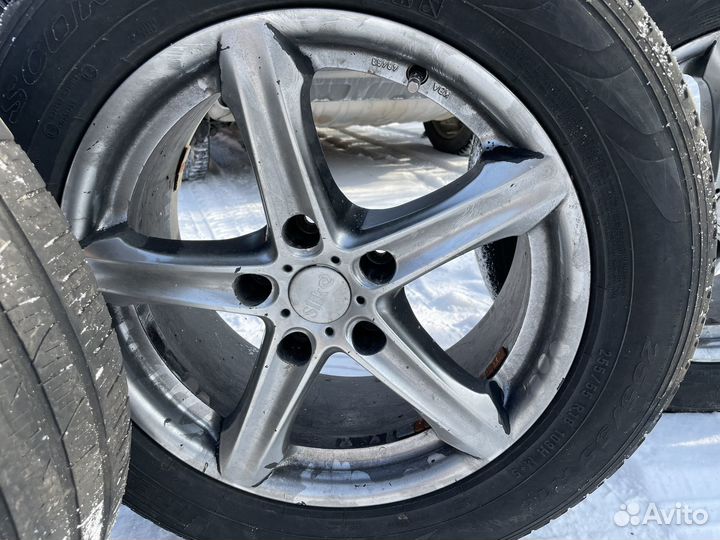 Летняя резина 255 55 r18 на дисках WV