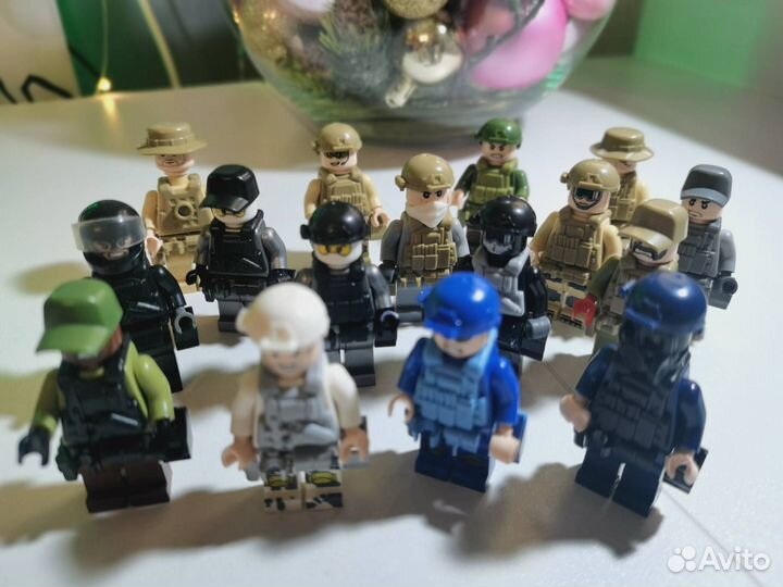 Lego фигурки солдатики