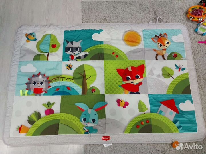 Развивающий коврик tiny love солнечная полянка