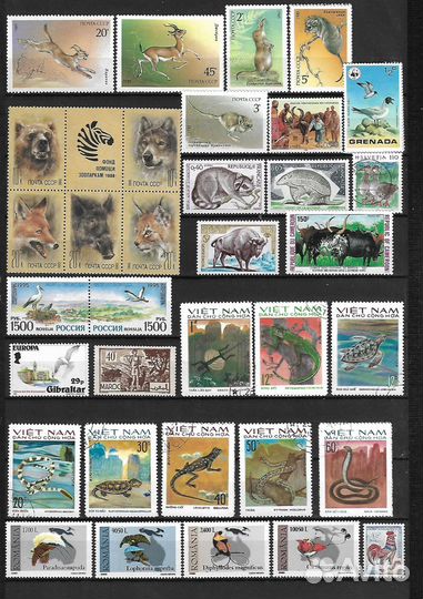 Марки Фауна. Часть 3