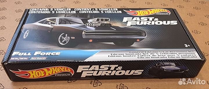 Набор Hot Wheels Premium Fast & Furious