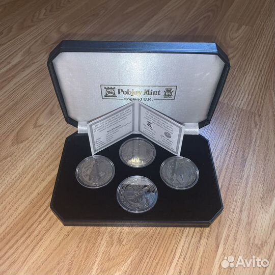 Набор монет серебро Ночные животные (Сьерра Леоне)