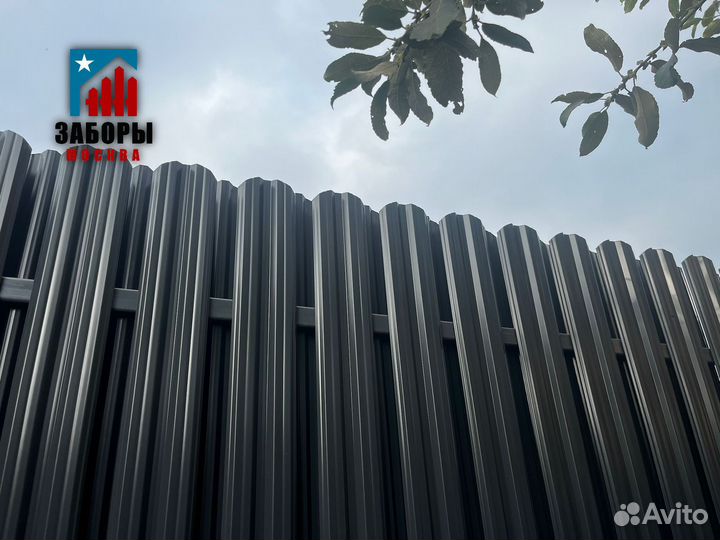 Забор из профнастила / штакетник / от изготовителя
