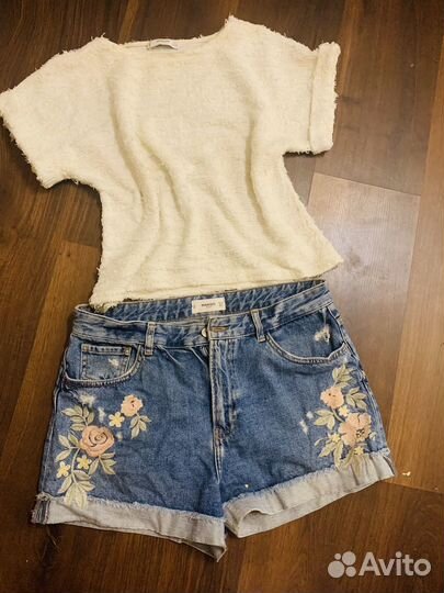 Шорты джинсовые