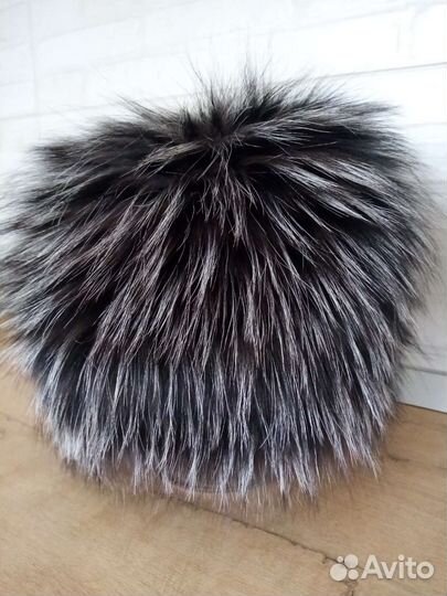 Шапка меховая чернобурки