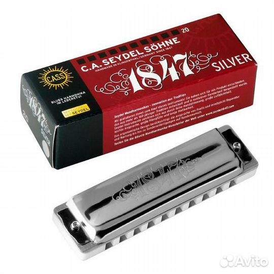 Губная гармошка Seydel Sohne 1847 Silver PT C