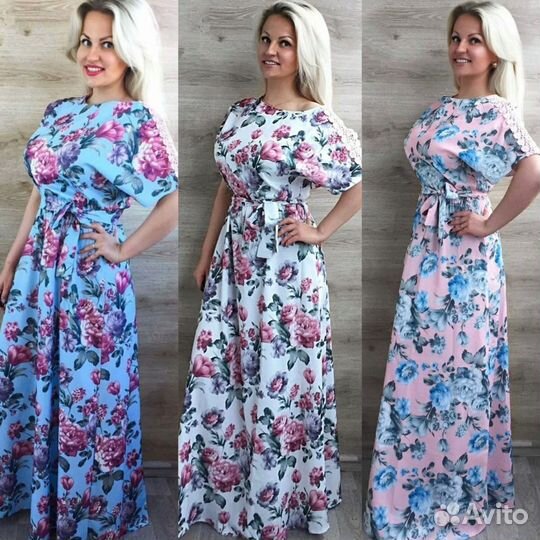 Платье летнее женское 48-60 размеры