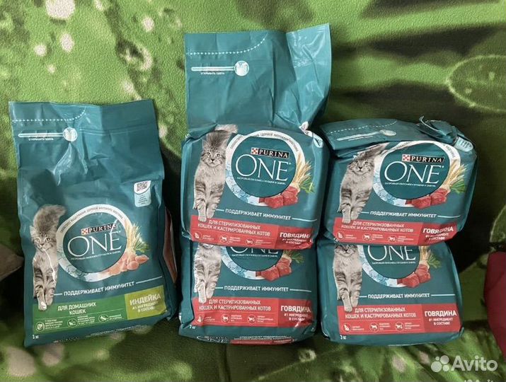 Сухой корм для кошек Purina ONE 3 кг для стерелиз
