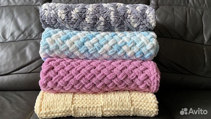 Плед детский плюшевый