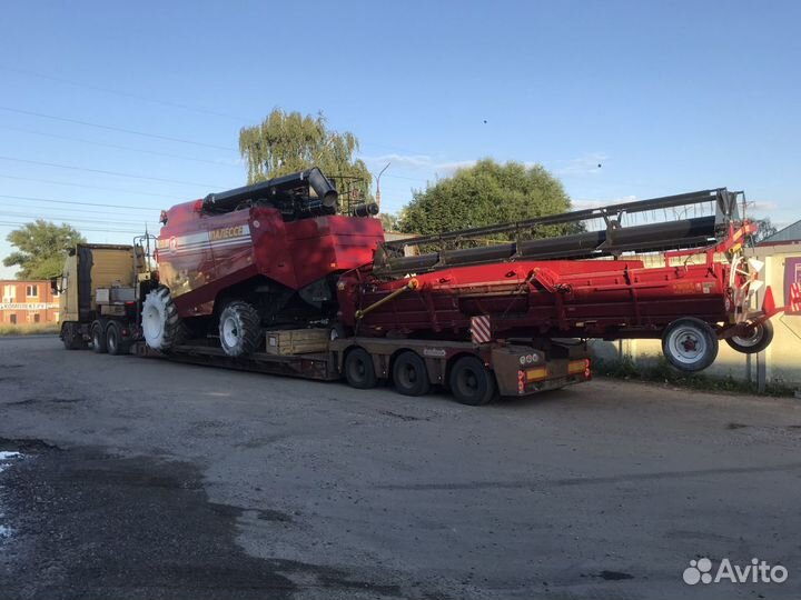 Низкорамный трал. Перевозка негабаритных грузов