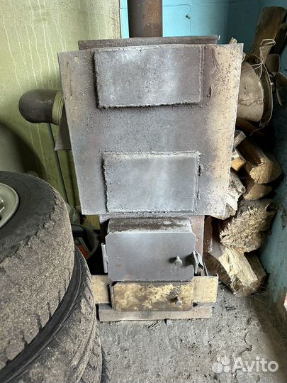 Печь буржуйка для гаража бу