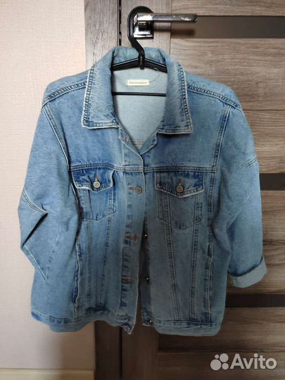 Джинсовая куртка женская оверсайз