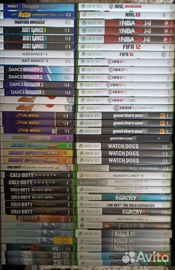 Лицензионные игры диски Xbox 360